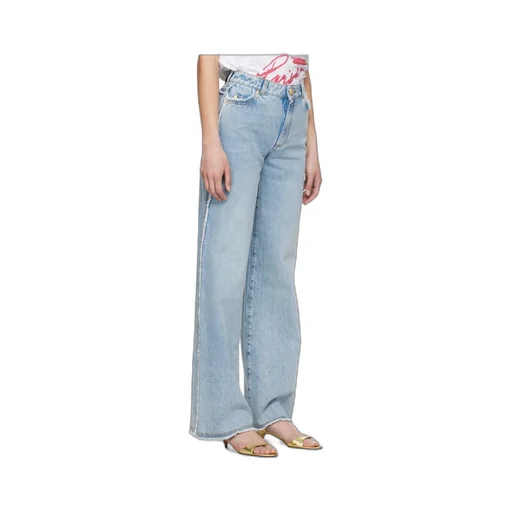 Straight-Leg Denim Jeans