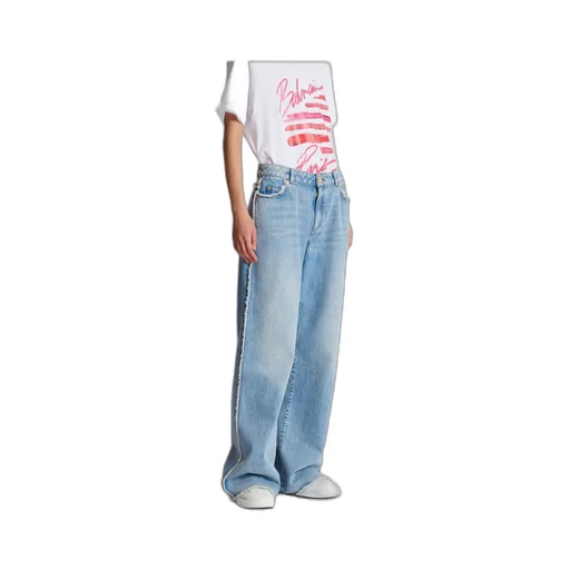 Straight-Leg Denim Jeans