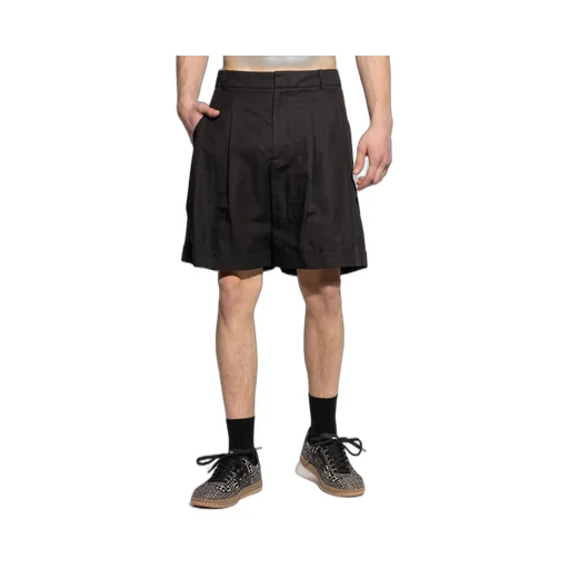 High Waist Pleated Shorts