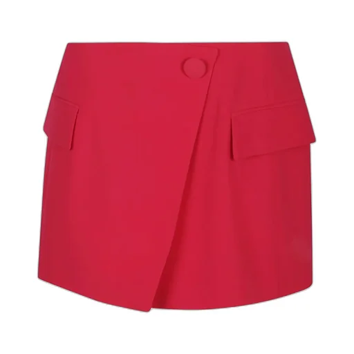 Wrap-Design Mini Skirt