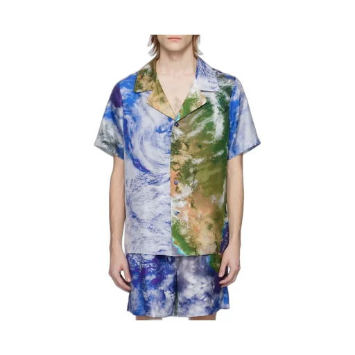 Earth Print Pyjama Shirt