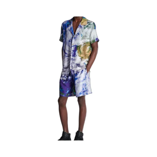 Earth Print Pyjama Shirt
