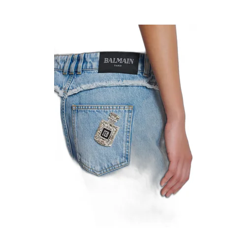 Straight-Leg Denim Jeans