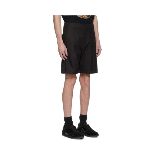 High Waist Pleated Shorts
