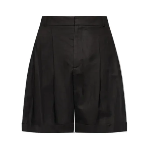 High Waist Pleated Shorts