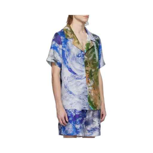 Earth Print Pyjama Shirt