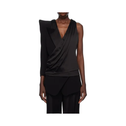Structured Shoulder Asymmetric Jacket