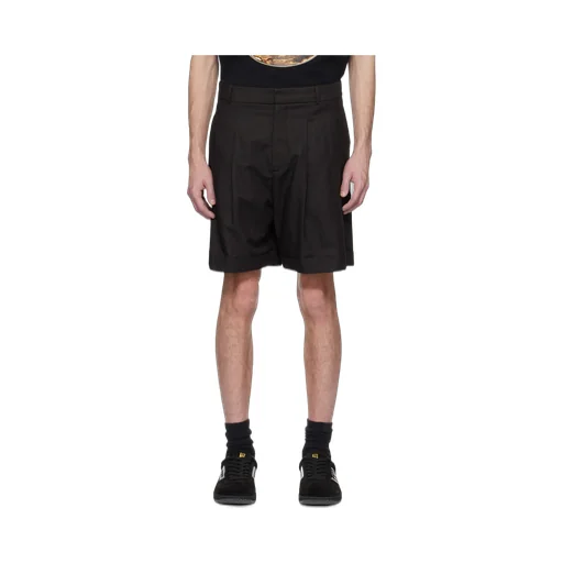 High Waist Pleated Shorts