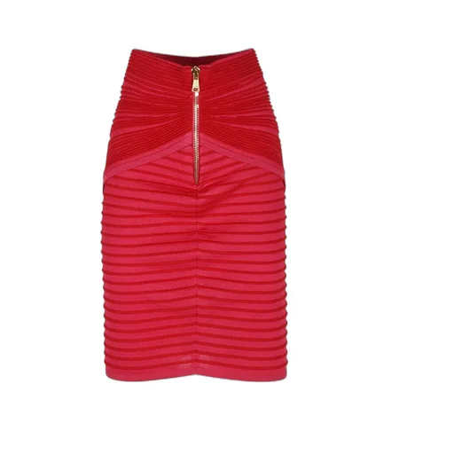 High Waist Draped Mini Skirt