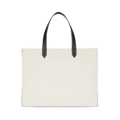 Medium Raffia B-Army Tote Bag