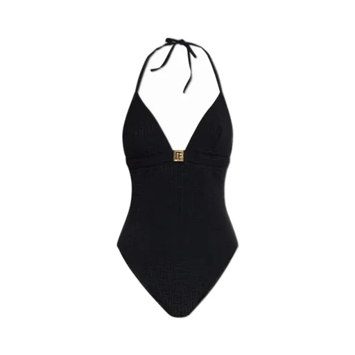 Monogram-Pattern Swimsuit