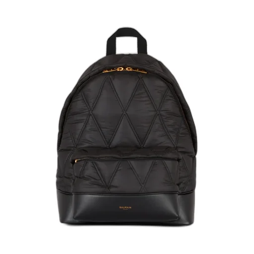 Quilted Nylon Backpack