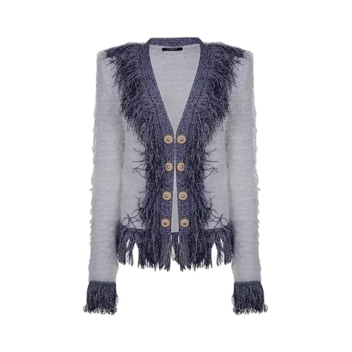 Fringed Cardigan