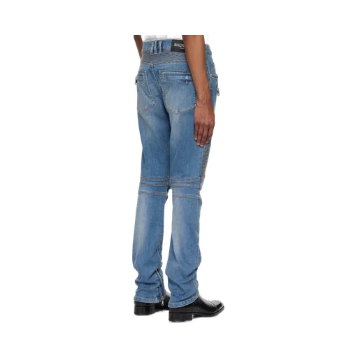 Slim-Fit Biker Jeans