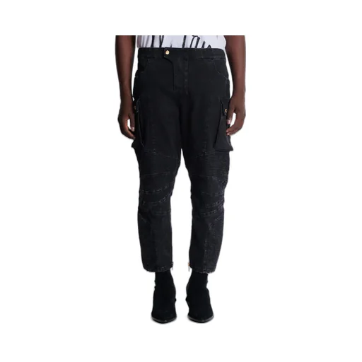 Denim Cargo Jeans