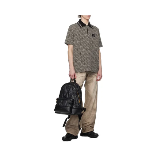 Quilted Nylon Backpack