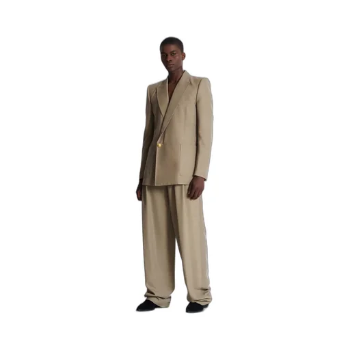 1-Button Tailored Cupro Jacket