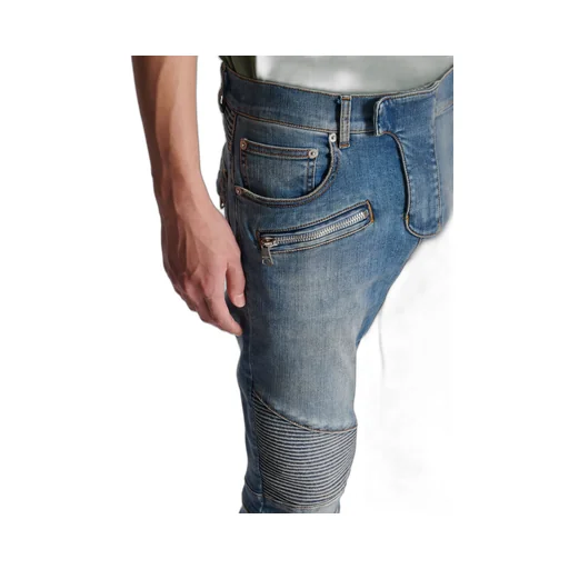 Slim-Fit Biker Jeans