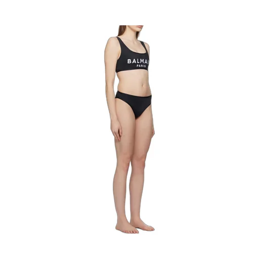 Logo Printed Two Piece Swimsuit