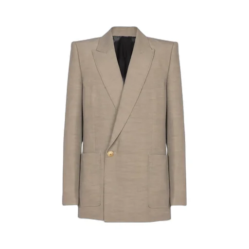 1-Button Tailored Cupro Jacket