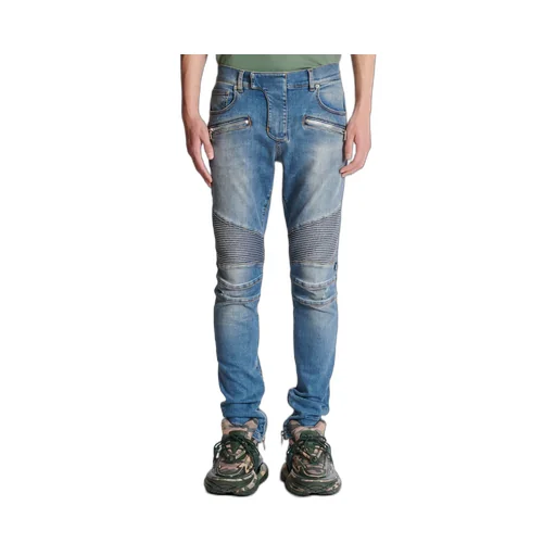 Slim-Fit Biker Jeans