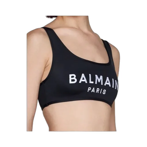 Logo Printed Two Piece Swimsuit
