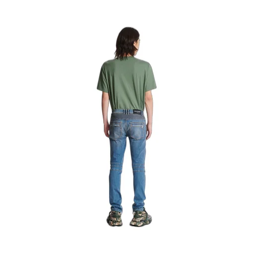 Slim-Fit Biker Jeans