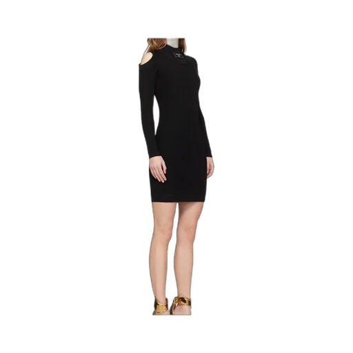 Knit Dress With Cut-Out Shoulders