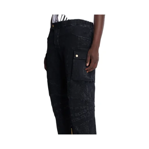 Denim Cargo Jeans