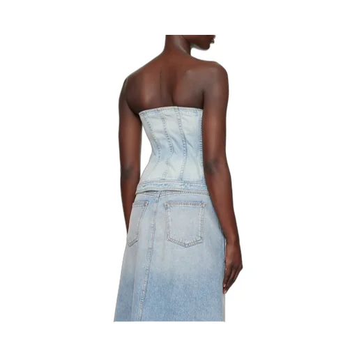 Denim Corset Top