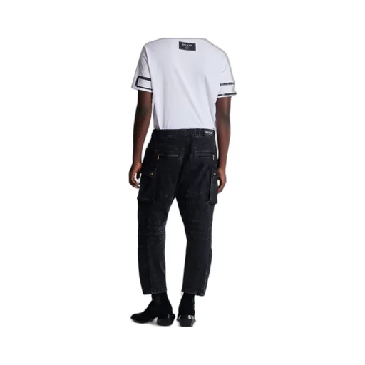 Denim Cargo Jeans