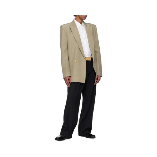 1-Button Tailored Cupro Jacket