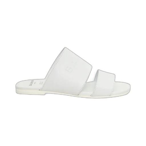 Logo Embossed Slip-On Sandals