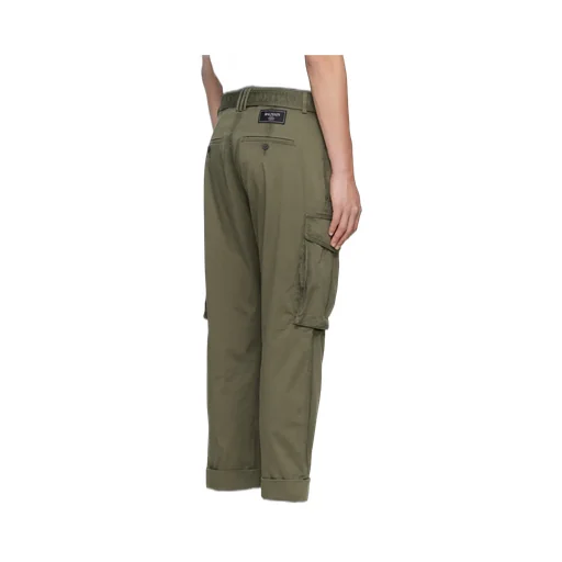 Cropped Cargo Trousers
