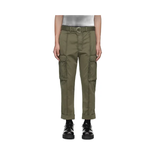 Cropped Cargo Trousers