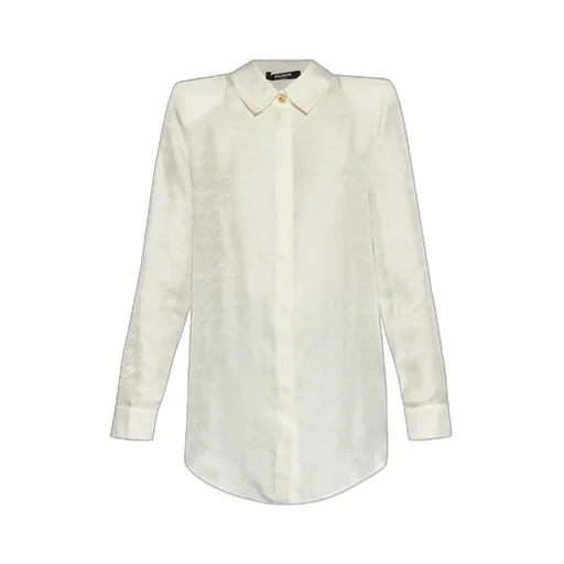 Long Sleeved Jacquard Patterned Shirt