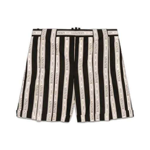 Jacquard Pleated Shorts