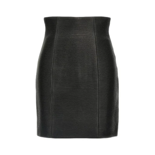 Hw Rolled High-Waist Mini Skirt