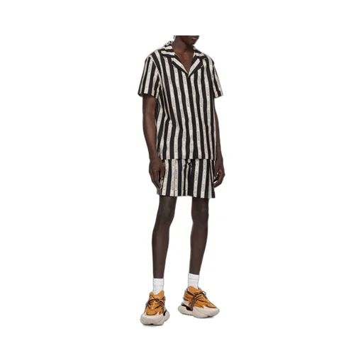Jacquard Pleated Shorts
