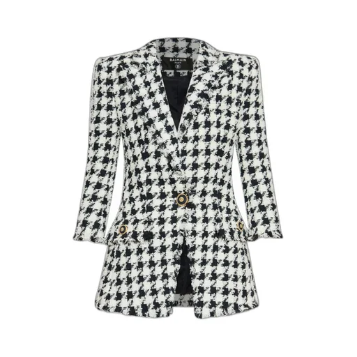 Single Breasted Tweed Blazer