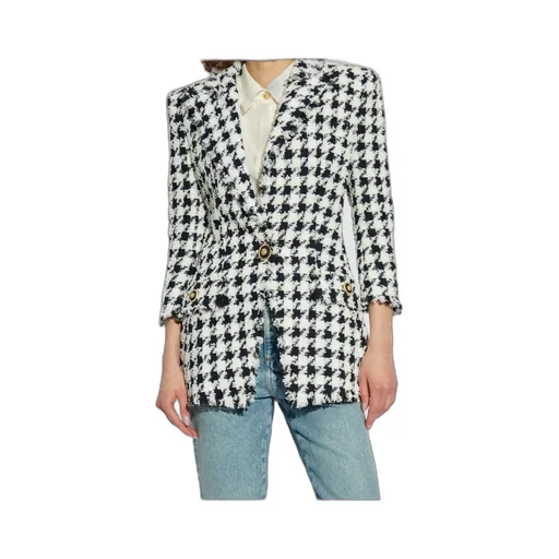 Single Breasted Tweed Blazer
