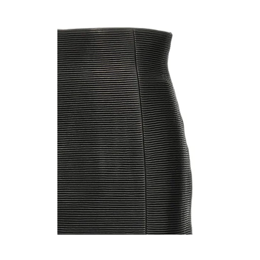 Hw Rolled High-Waist Mini Skirt