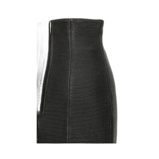 Hw Rolled High-Waist Mini Skirt