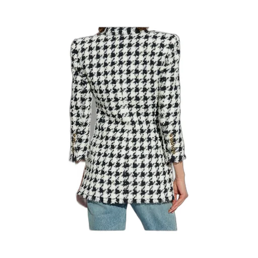Single Breasted Tweed Blazer