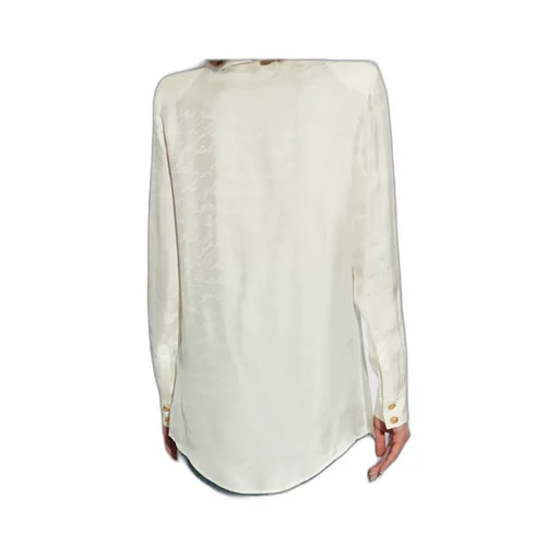 Long Sleeved Jacquard Patterned Shirt