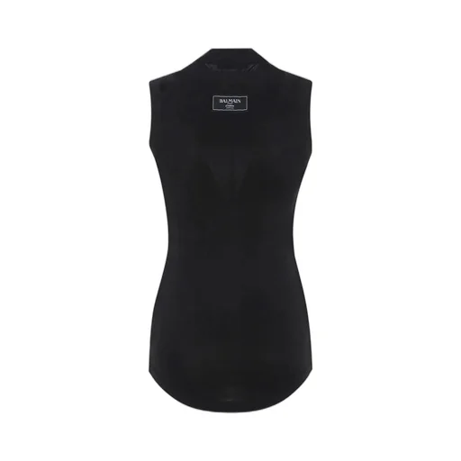 Double Collar Ruched Top