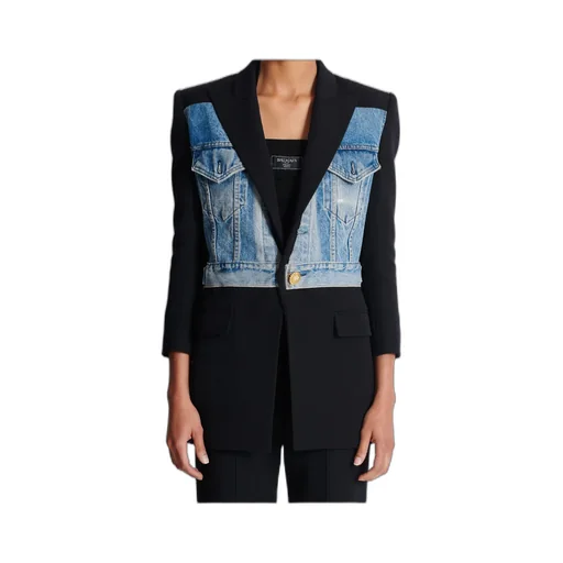 1-Button Panelled Jacket
