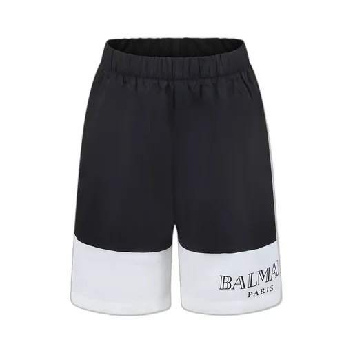 Logo Printed Elasticated Waistband Swim Shorts