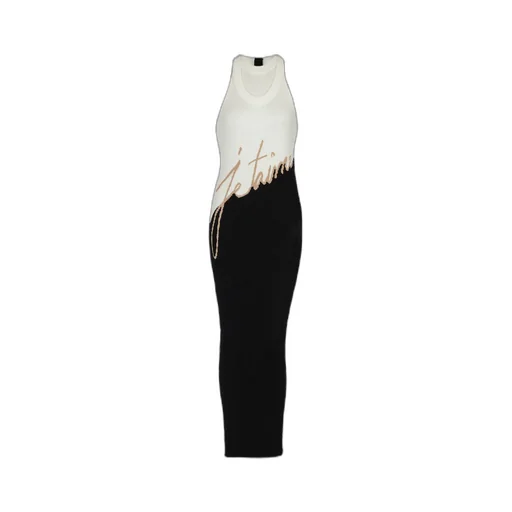 Love Letter Jacquard Long Knit Dress