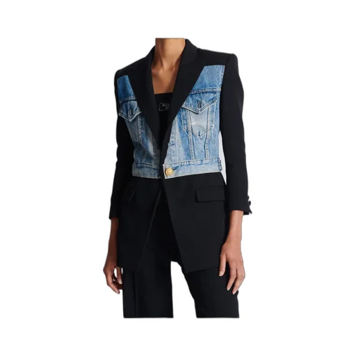 1-Button Panelled Jacket